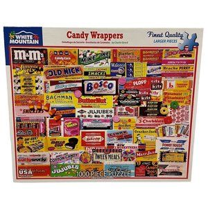 🧩Buy 1, get 1 half price - CANDY WRAPPERS 1000 Piece Puzzle, White Mountain